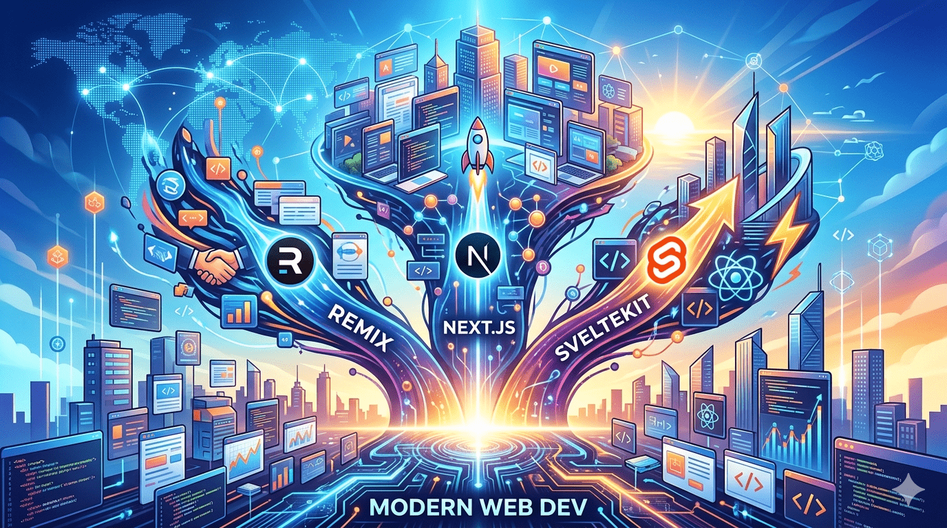 The Rise of Meta-Frameworks: Transforming Web Development with Next.js, Remix, and SvelteKit